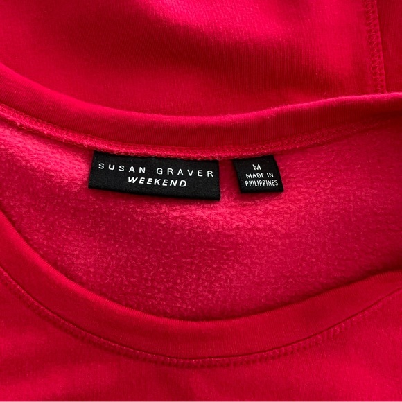 Susan Graver Weekend brushed back knit tunic - Picture 3 of 6